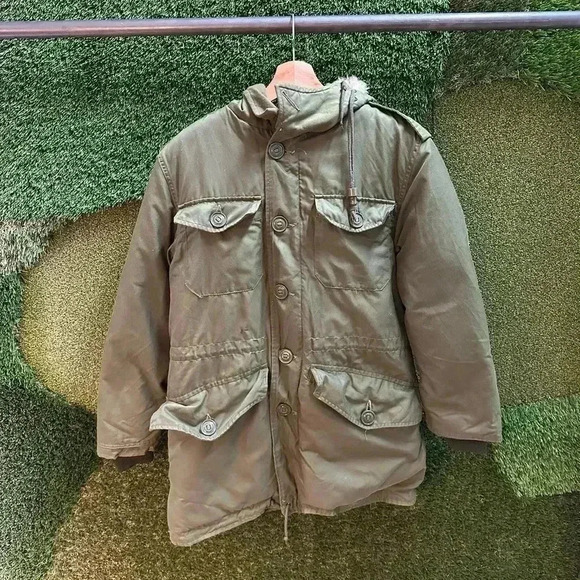 Vintage Military Green Field Jacket - Picture 1 of 6